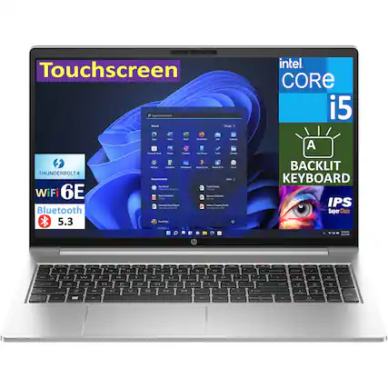 Touchscreen
Intel Core i5
Thunderbolt 4
WiFi 6E
Bluetooth 5.3
Backlit Keyboard
IPS Super Clear