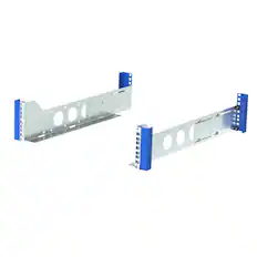 Front. RackSolutions - RackSolutions 3U Universal Rail 20in Depth - Black.