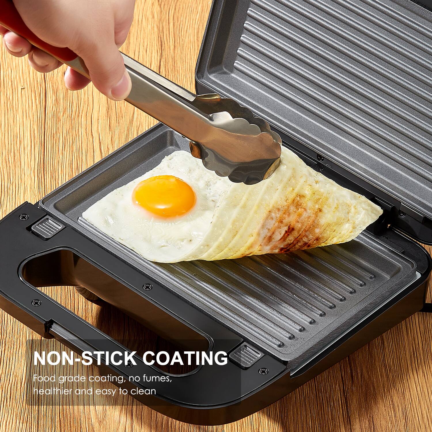 NON-STICK COATING
Food grade coating, no fumes, healthier and easy to clean