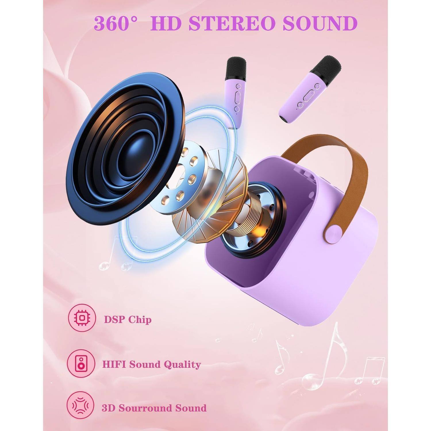 360° HD STEREO SOUND

- DSP Chip
- HIFI Sound Quality
- 3D Surround Sound
