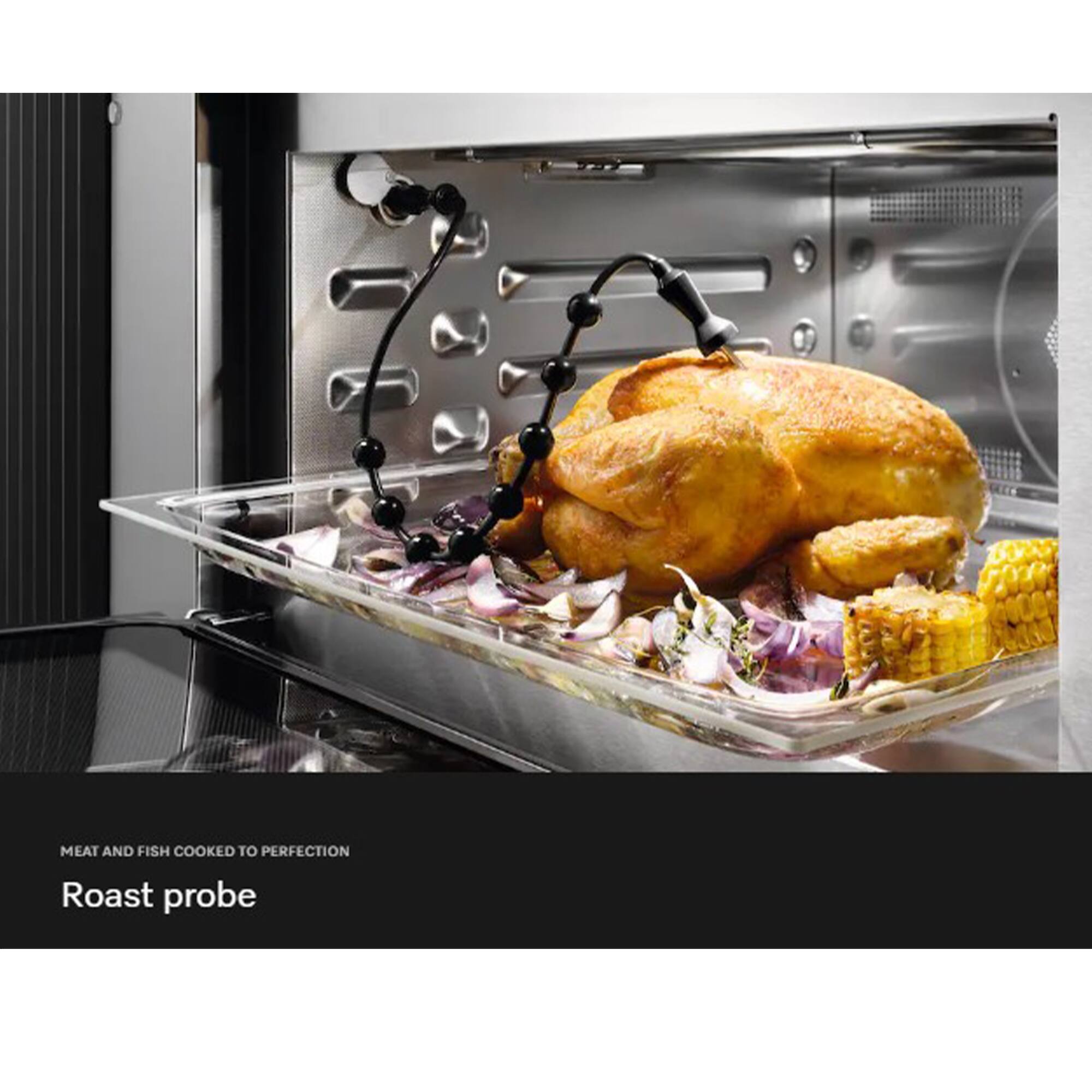 MEAT AND FISH COOKED TO PERFECTION  
Roast probe