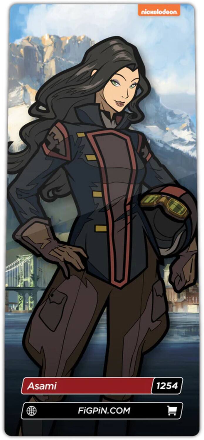 asami PopMarket FiGPiN Avatar: The Legend of Korra Asami Enamel