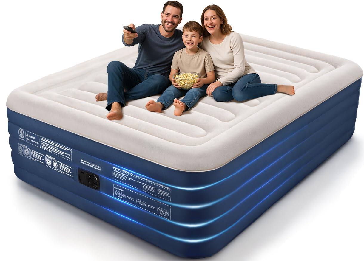 Front. Jadie Link - Air Mattress With Built Luxurious Comfort Experience: air mattress features sumptuous - Default.