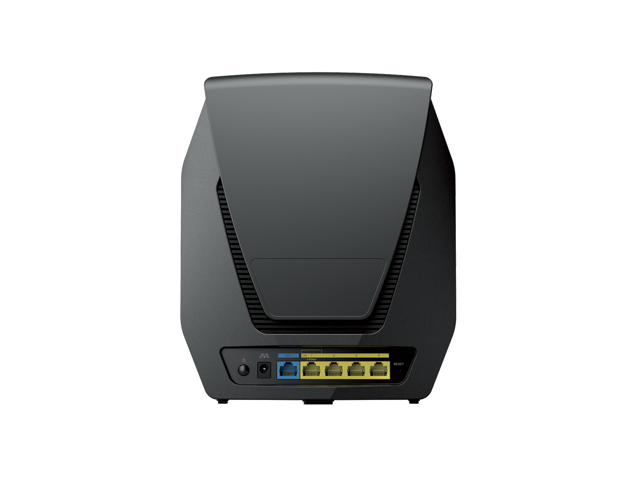 Alt View 3. Synology - Synology Dual-band Wi-Fi 6 Router WRX560 - Black.