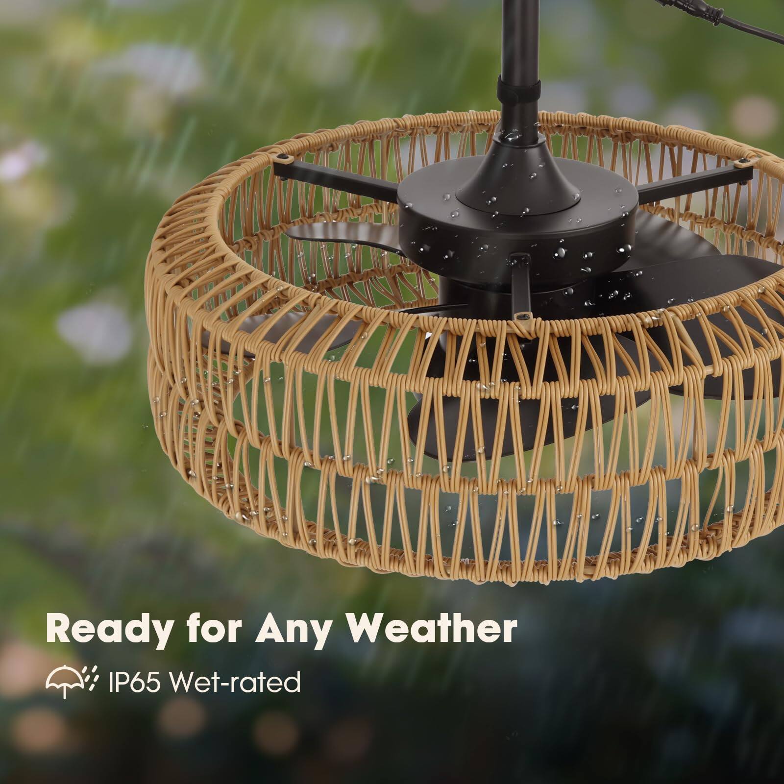 Ready for Any Weather  
IP65 Wet-rated
