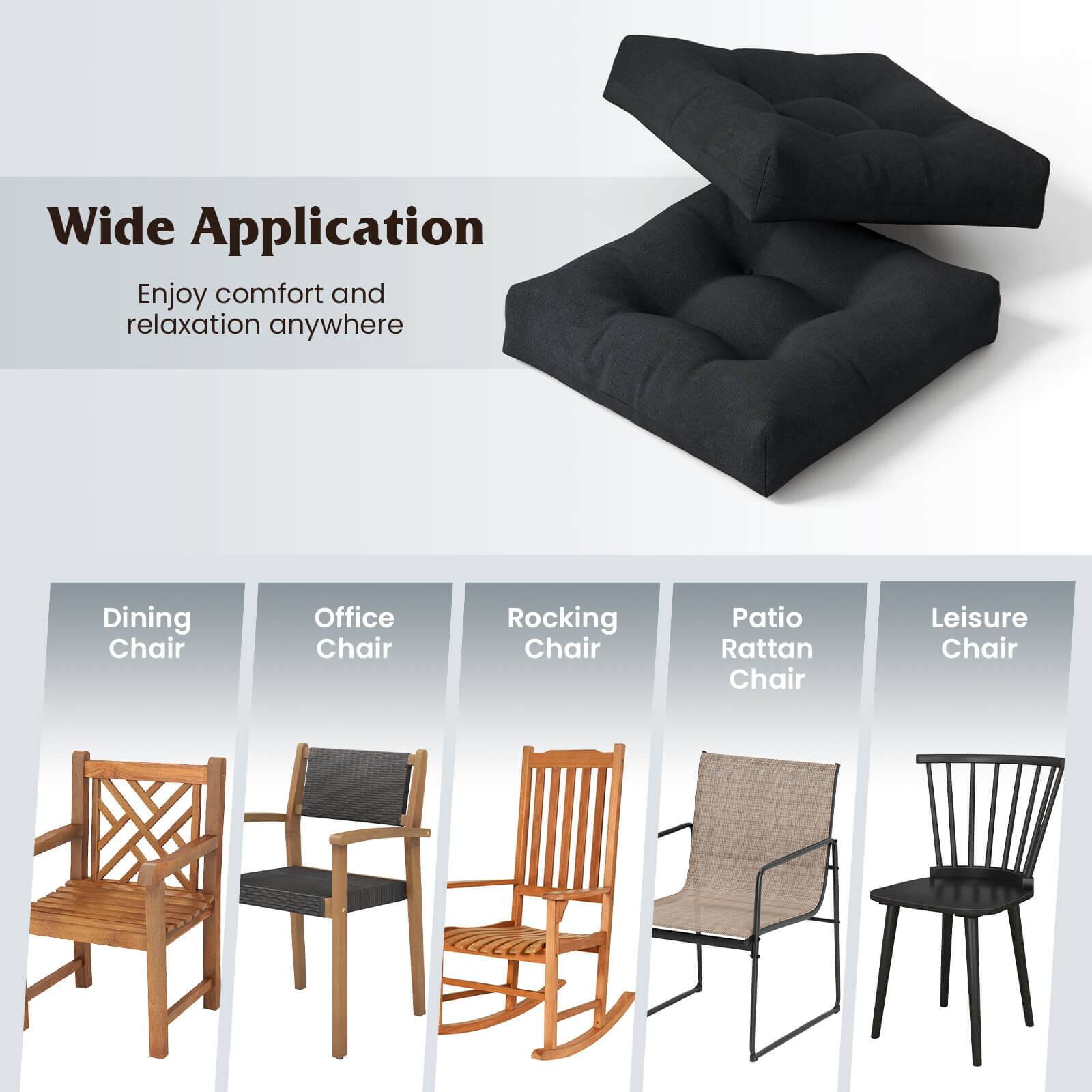 Wide Application  
Enjoy comfort and relaxation anywhere  

Dining Chair  
Office Chair  
Rocking Chair  
Patio Rattan Chair  
Leisure Chair