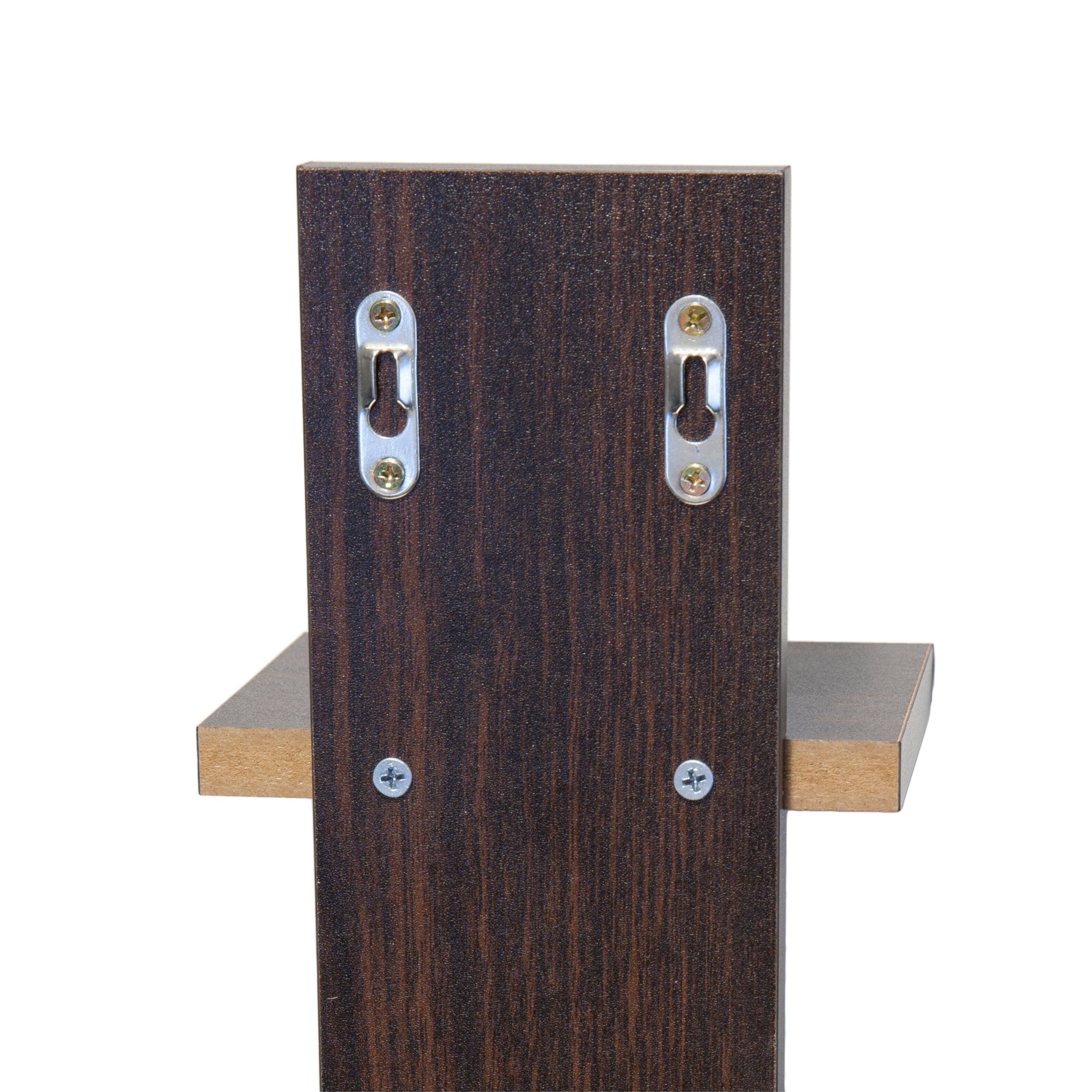 Alt View 10. Danya B - Utility Column Spine Wall Shelves - Walnut - Walnut.