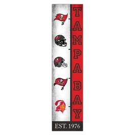 Fan Creations - Tampa Bay Buccaneers 6" x 24" Progression Wood Sign - Multicolor