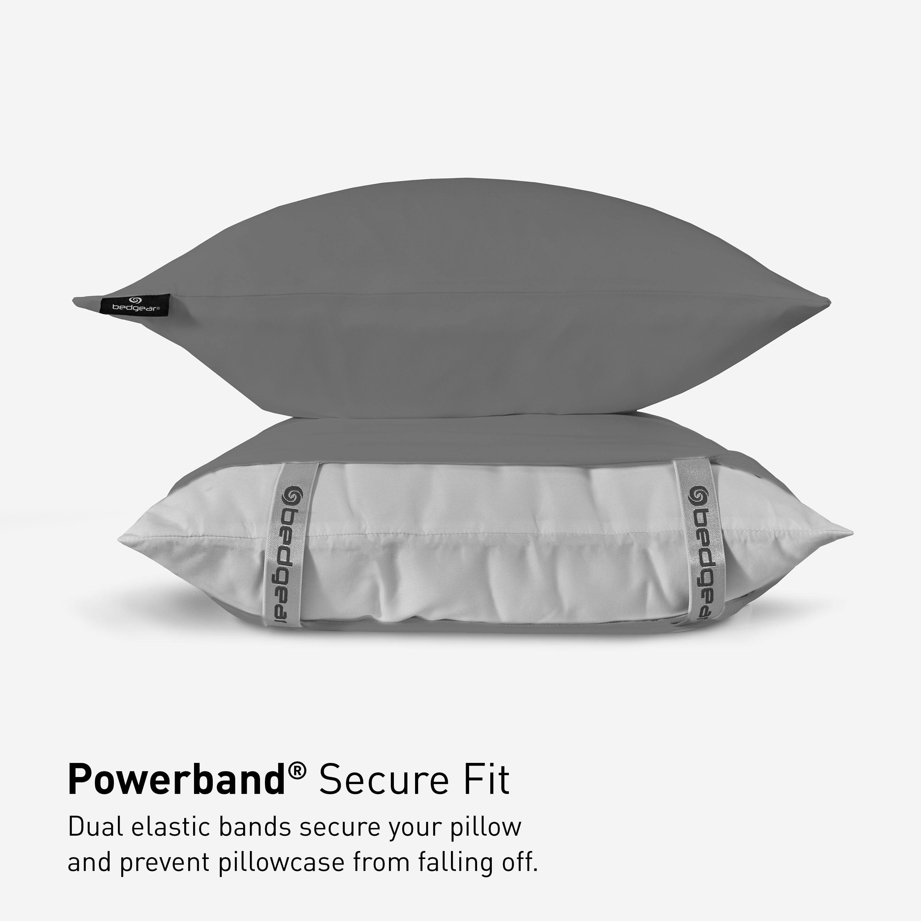 bedgear

Powerband® Secure Fit

Dual elastic bands secure your pillow and prevent pillowcase from falling off.