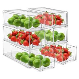 Sorbus - Stackable Storage Drawers, Fridge, Kitchen and Pantry Bins for Storage and Organization - Clear