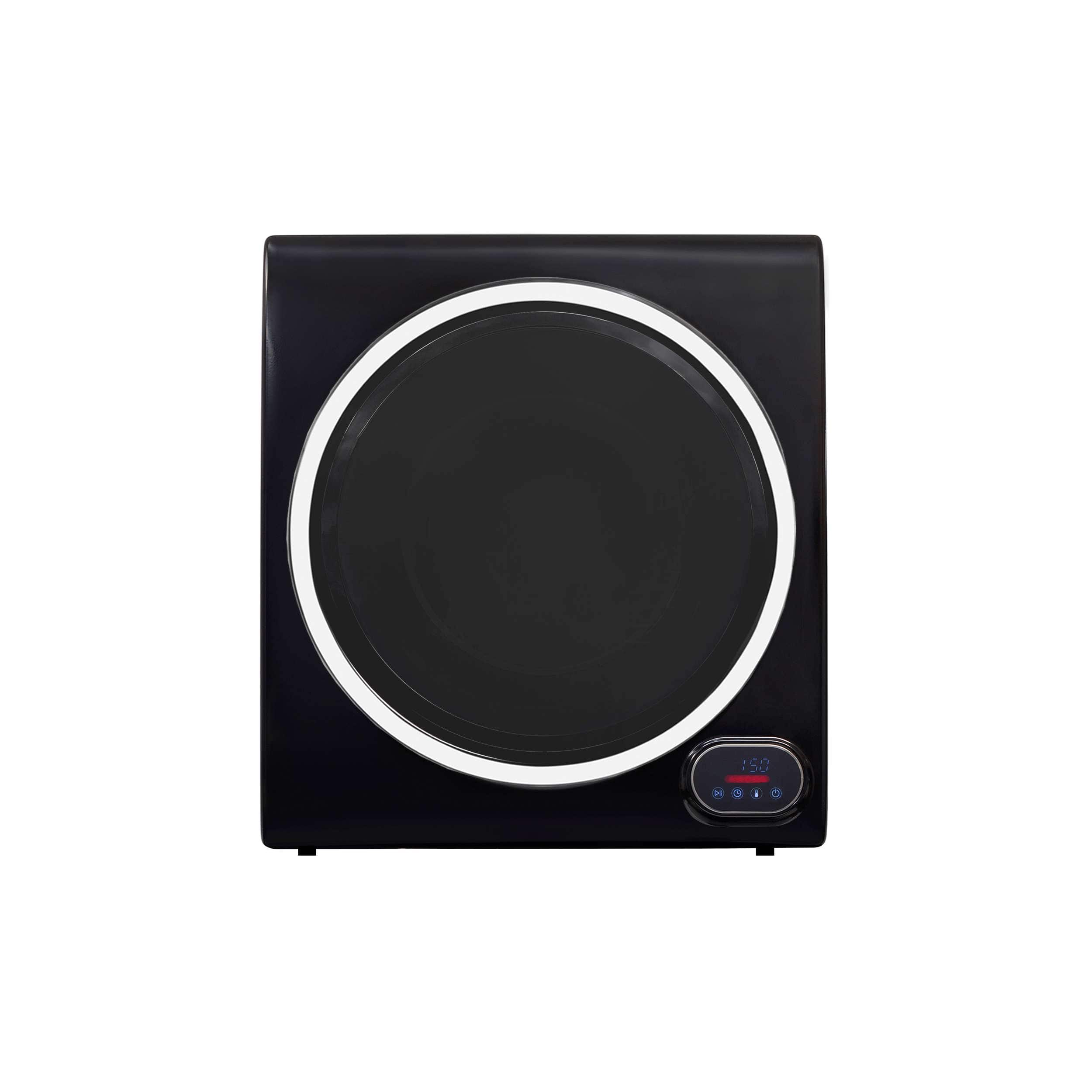 Equator - ED 852 Premium Compact 3.5 cu.ft./13lbs Vented Sensor Electric Dryer Bottom Control Digital 110V/1500W - Black