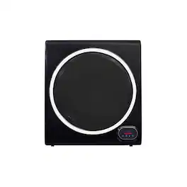 Equator - ED 852 Premium Compact Vented Sensor Dryer 3.5 Cu. Ft. 13 lbs Digital Controls Auto Dry Compact Design 110V - Black