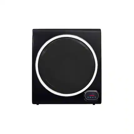 Front. Equator - Equator ED 852 Premium Compact 3.5 cu.ft./13lbs Vented Sensor Electric Dryer Bottom Control Digital 110V/1500W - Black.