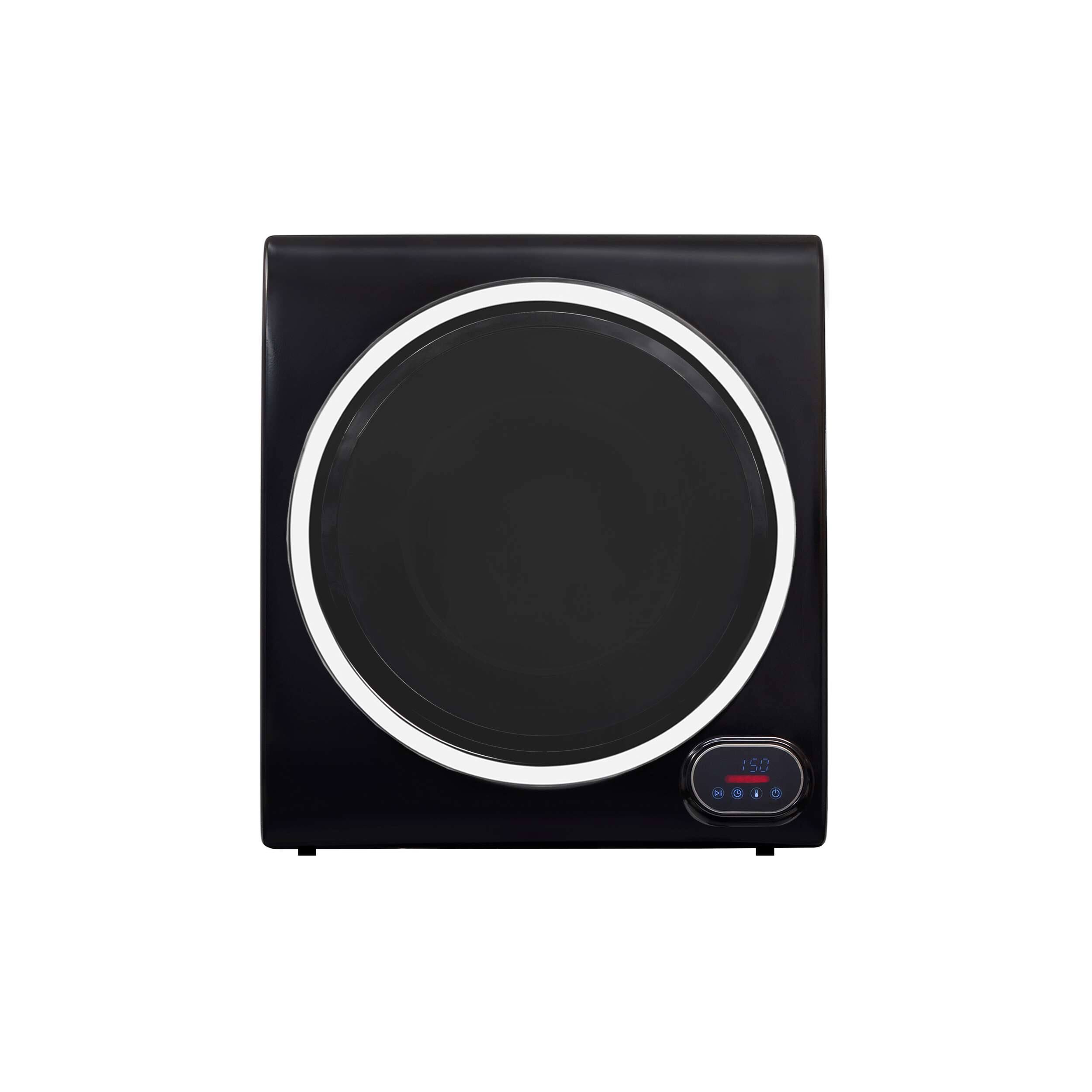 Front. Equator - Equator ED 852 Premium Compact 3.5 cu.ft./13lbs Vented Sensor Electric Dryer Bottom Control Digital 110V/1500W - Black.
