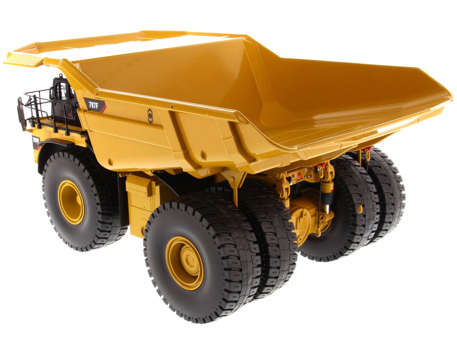 Alt View 2. Diecast Masters - CAT Caterpillar 797F 4 Tier Mining Truck "High Line Series" 1/50 Diecast Model by Diecast Masters.