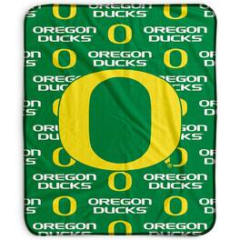 Pegasus - Oregon Ducks 50" x 60" Repeat Wordmark Fleece Blanket - Multicolor