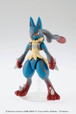 Bandai - Pokemon - Mega Lucario Model Kit - COLLECTIBLES - Multicolor