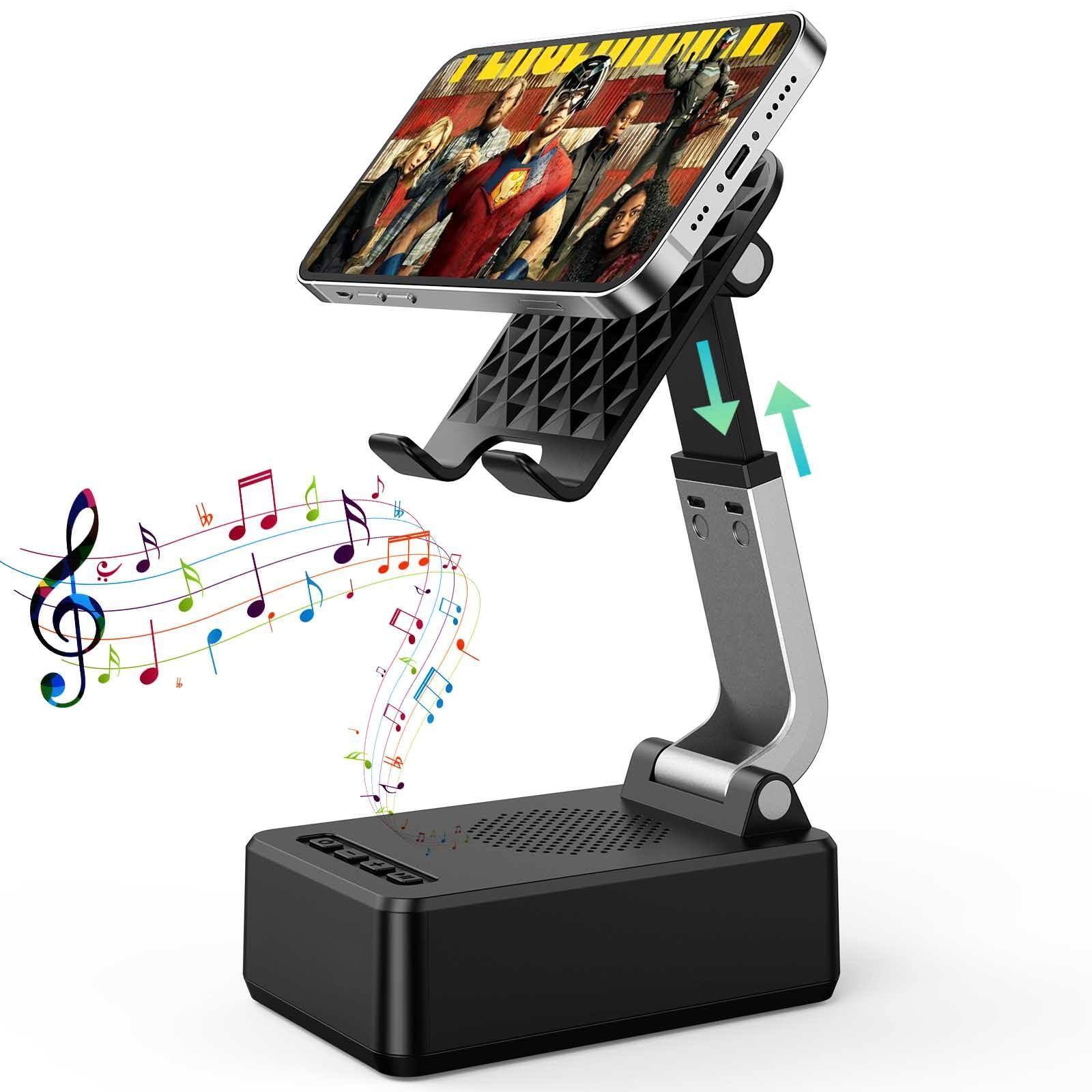 Front. Pacoar Cade - Gifts Men Women Cell Phone Stand Wireless Speakers Flexible Comfort View Loud Clear Sound Birthday Gifts For Men Women - Default.