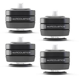 IsoAcoustics - GAIA III Neo Isolation Feet for Floorstanding Speakers and Subwoofers - 4 Pack - Black