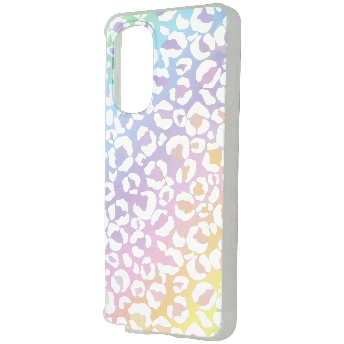 Front. Mybat Pro - MyBat Pro Mood Series Case for Moto G Stylus 5G (2022) - Iridescent Leopard - Multicolor.