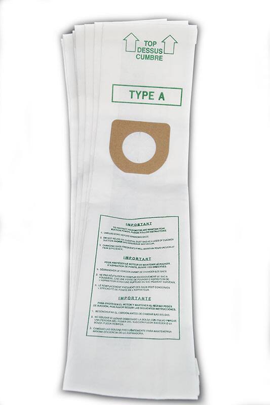 **TOP DESSUS CUMBRE**

**TYPE A**

---

**IMPORTANT**

1. **ENGLISH:**
   - To protect your motor and maintain peak performance, follow these instructions:
     1. Use a clean filter bag.
     2. Do not use a dirty or damaged filter bag.
     3. Change the filter bag frequently to maintain efficiency.

2. **FRANÇAIS:**
   - Pour protéger le moteur et maintenir le pouvoir d'aspiration, suivez ces instructions:
     1. Utilisez un sac filtrant propre.
     2. Ne pas utiliser un sac filtrant sale ou endommagé.
     3. Changez le sac filtrant fréquemment pour maintenir l'efficacité.

3. **ESPAÑOL:**
   - Para proteger el motor y mantener el máximo poder de succión, siga estas instrucciones:
     1. Use un saco filtrante limpio.
     2. No use un saco filtrante sucio o dañado.
     3. Cambie el saco filtrante con frecuencia para mantener la máxima eficacia.

---

**