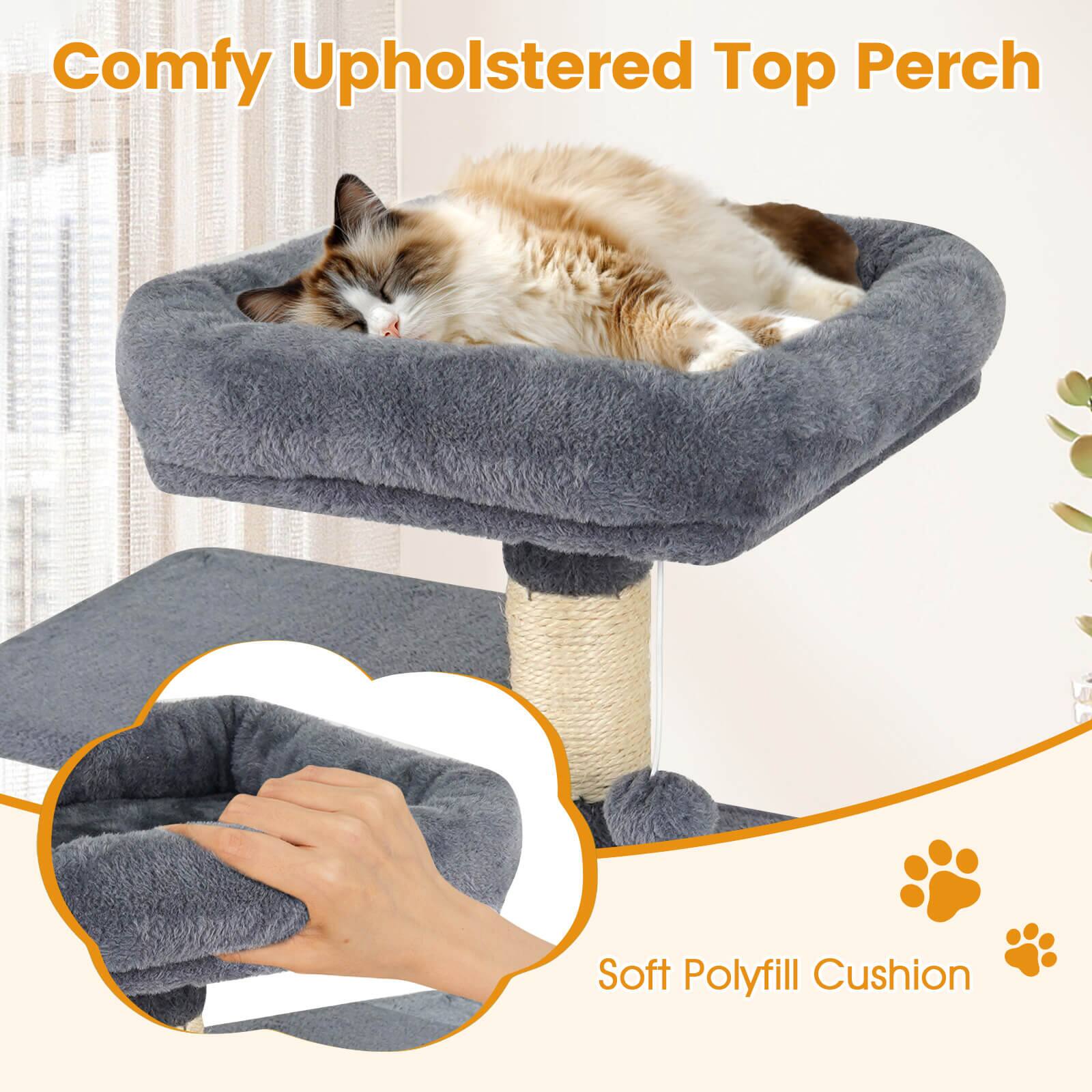 Comfy Upholstered Top Perch

Soft Polyfill Cushion