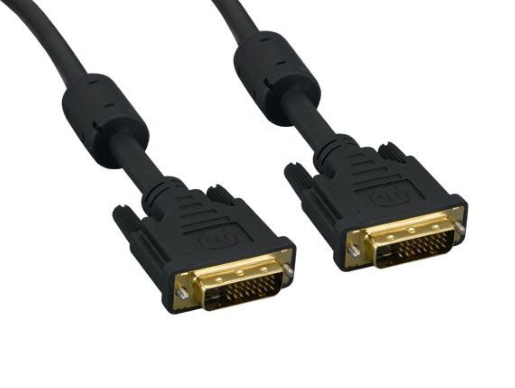 Sanoxy 1m/3ft DVI D Male to Male Dual Link Digital Video Cable Black ...