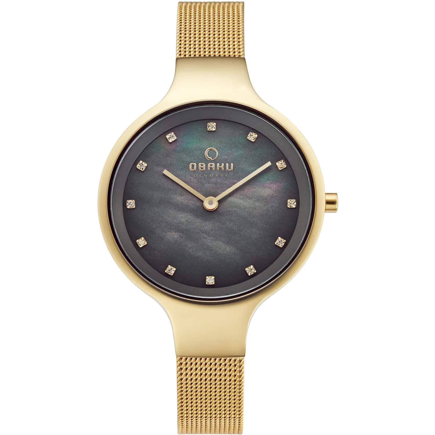 Obaku - Women's Classic Dial Watch - V173LXGJMG - Mother of pearl