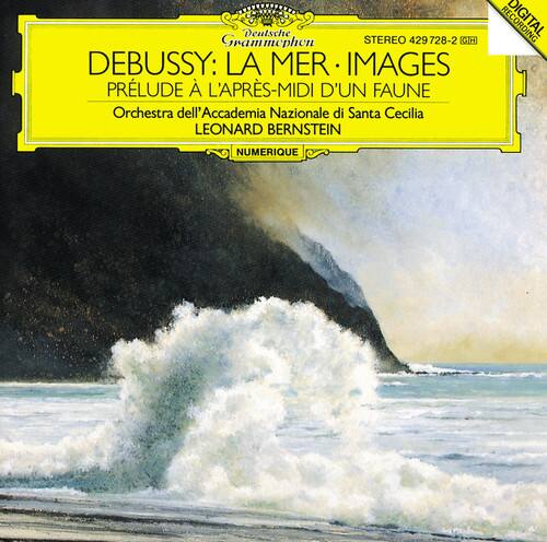 Debussy: La Mer  
Images  
Prélude à l'après-midi d'un faune  

Orchestra dell'Accademia Nazionale di Santa Cecilia  
Leonard Bernstein  

Deutsche Grammophon  
STEREO 429 728-2  
GH  
DIGITAL NUMÉRIQUE