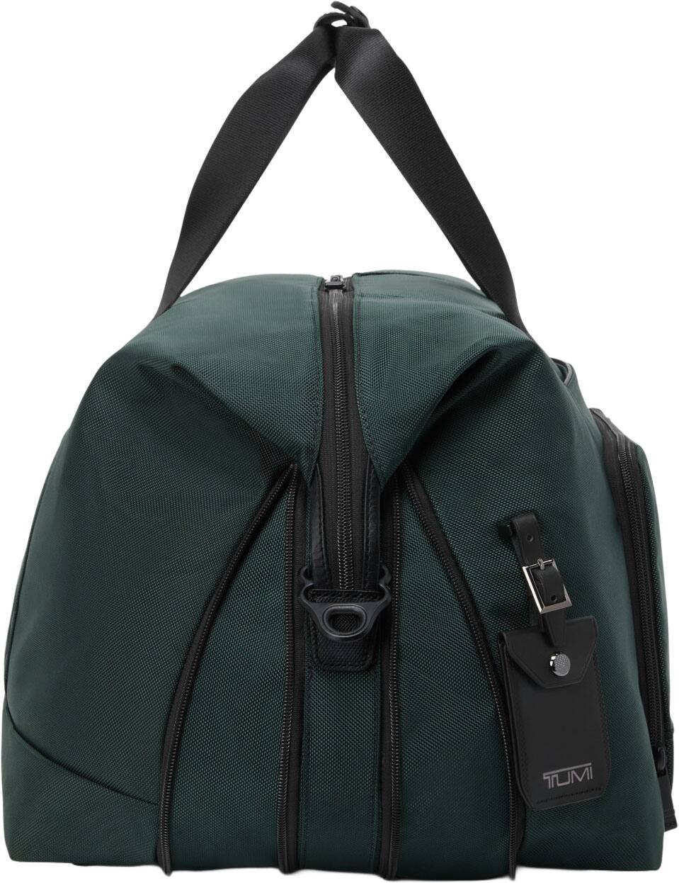 Left. TUMI - Alpha Double Expansion Duffel - Deep Pine.