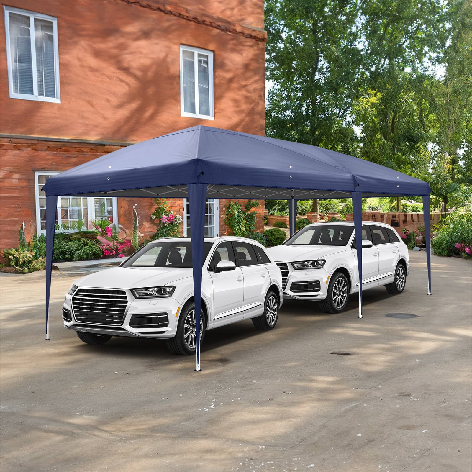 Winado - 10x20ft Pop Up Canopy Tent, Outdoor Instant Shelter Folding Canopy with Carry Bag for Commercial Events, Party