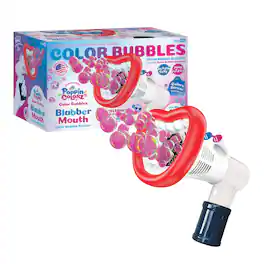 South Beach Bubbles - PoppinColorz Blabber Mouth Color Bubble Blaster - Multi-Colored