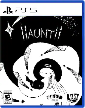 PS5
HAUNTII
EVERYONE 10+
E 10+ ESRB
MOONLOOP
LOST IN CULT - E10+ (Everyone 10+)