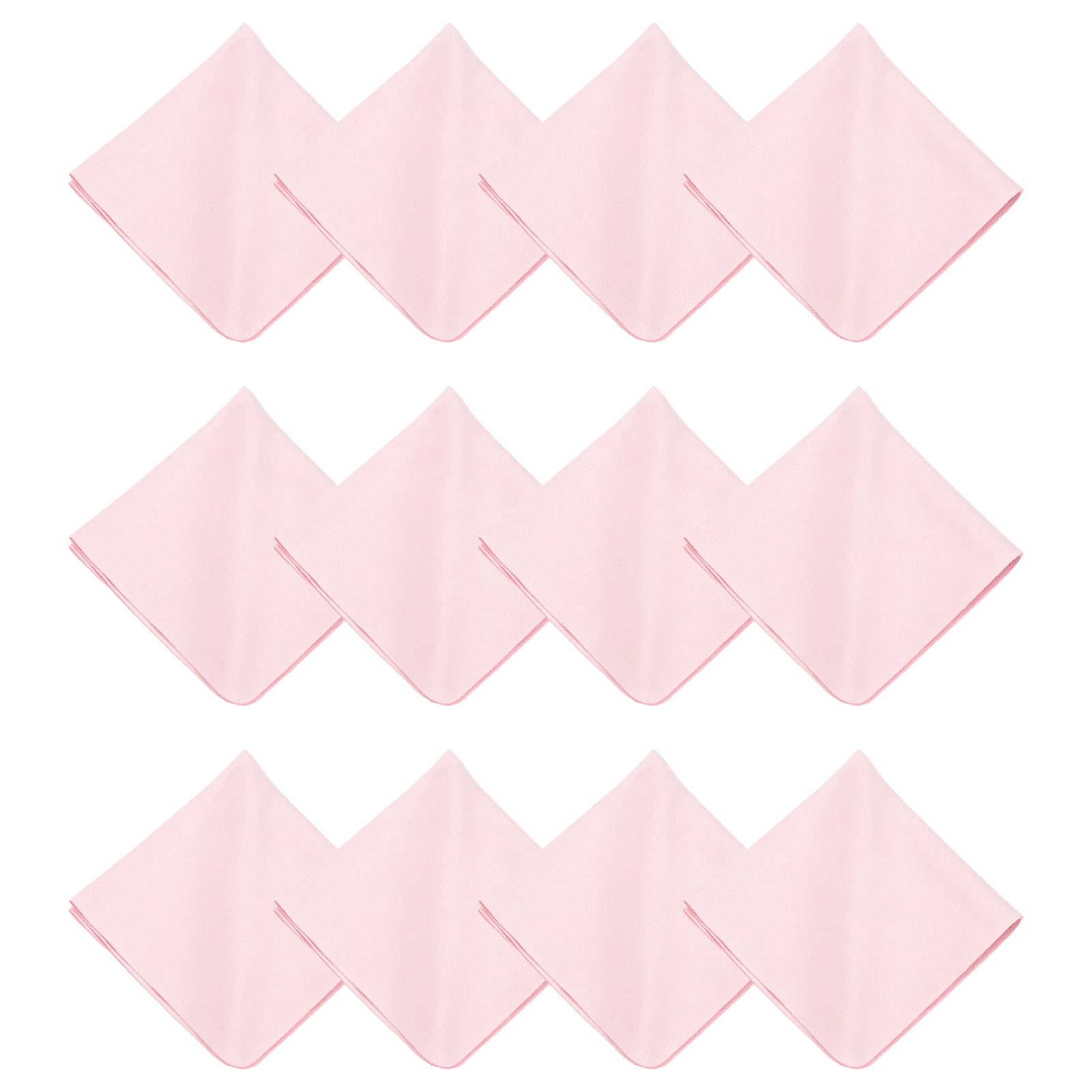 Unique Bargains - 12pcs Microfiber Cleaning Cloth 12x12 inch for Glasses Screens Phones Lenses - Pink price history on PriceWatchPro