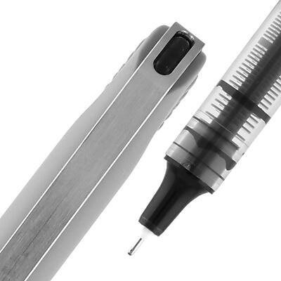 Alt View 1. uni-ball - uni-ball Vision Needle Rollerball Pens, Fine Point, 0.7mm, Black Ink, Dozen (1734903).