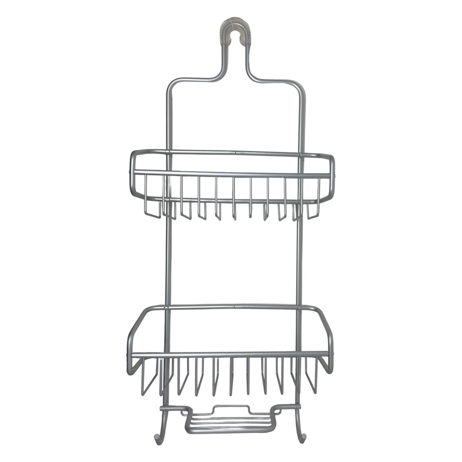 Front. Better Houseware - Better Houseware 886.5 Rustproof Extra-large Shower Caddy (metallic) - metallic.