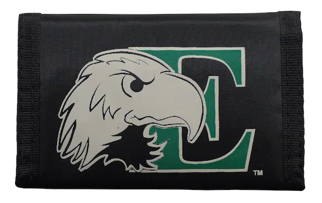 Front. Rico Industries - Eastern Michigan Eagles 3x5 Slim Nylon Trifold Wallet for both kids and adults - Multi.