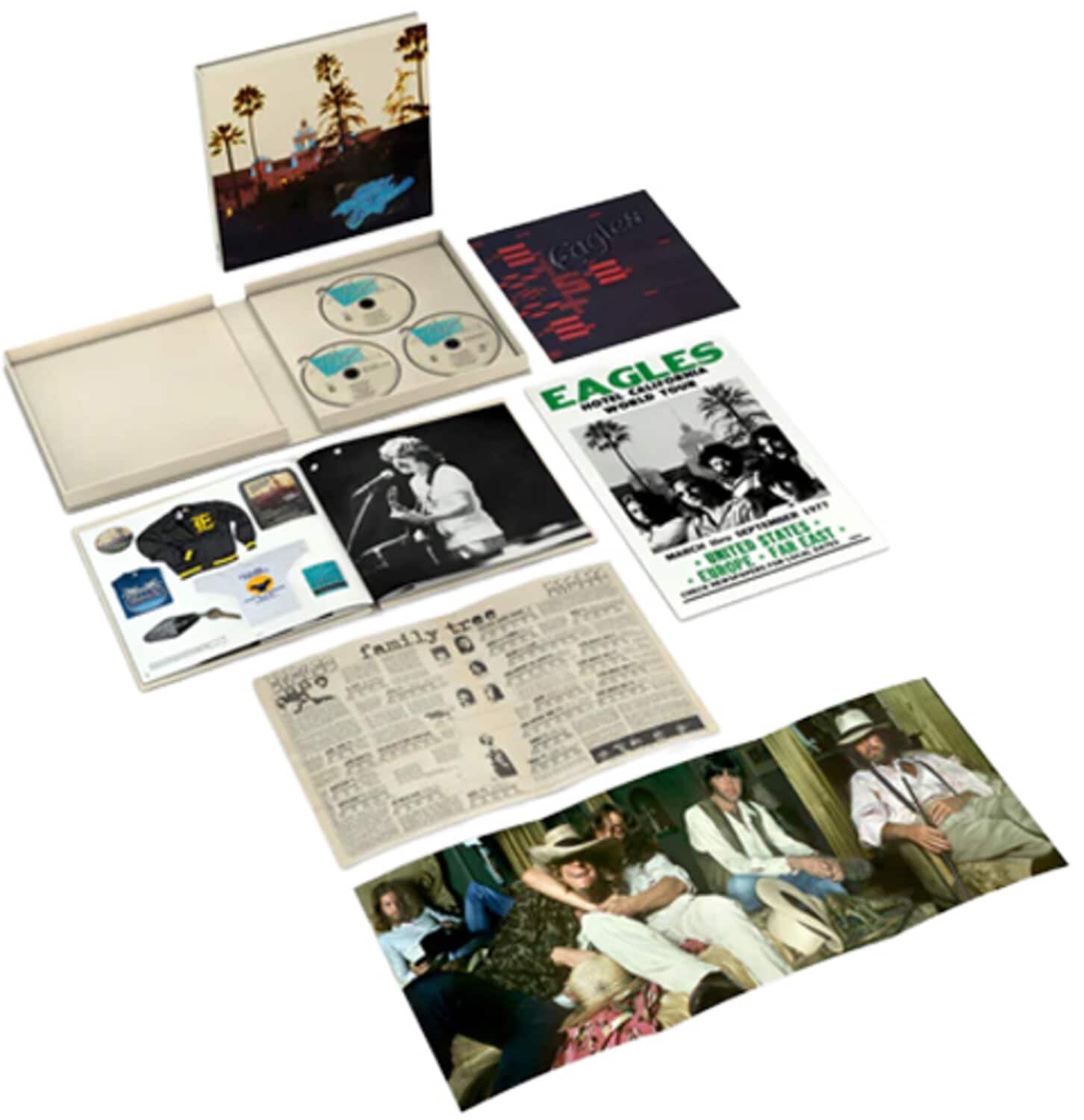 The Eagles - Hotel California: 40th Anniversary Deluxe Edition   - COMPACT DISCS [CD] price history on PriceWatchPro