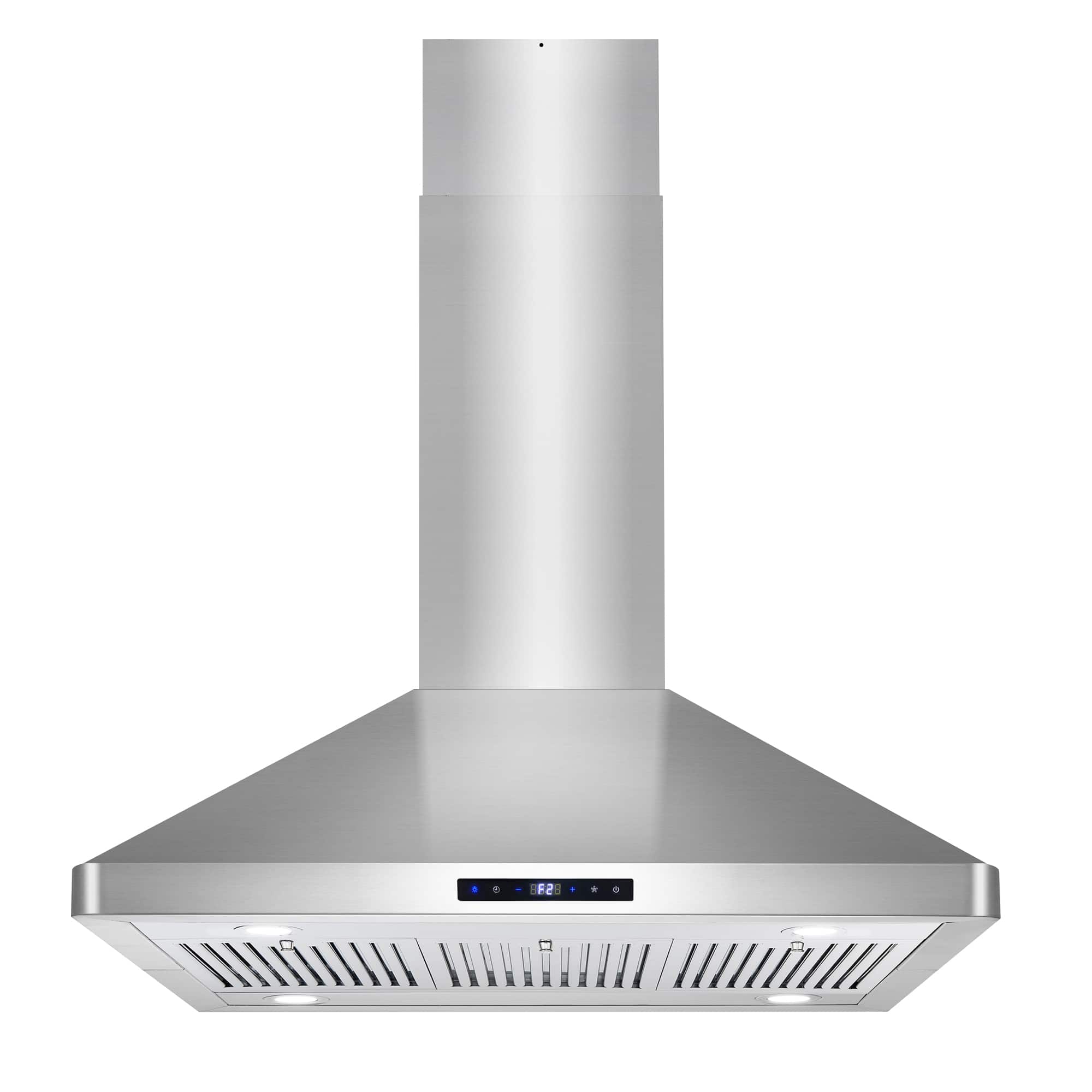 COSMO - 36 inches - Convertible - Island Range Hood - Stainless Steel