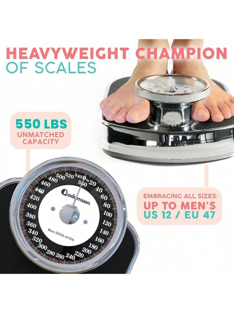 HEAVYWEIGHT CHAMPION OF SCALES

550 LBS UNMATCHED CAPACITY

EMBRACING ALL SIZES: UP TO MEN'S US 12 / EU 47
