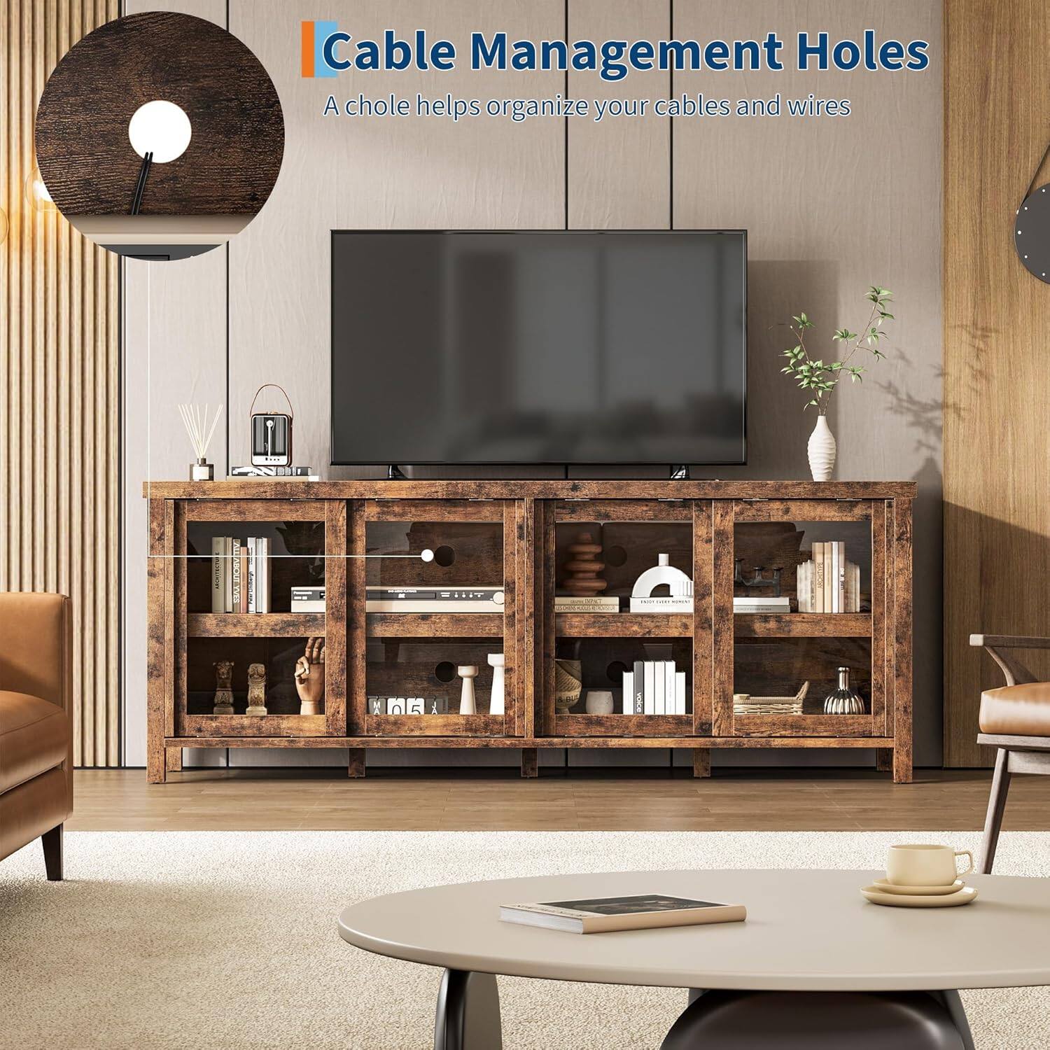 Cable Management Holes  
A chole helps organize your cables and wires