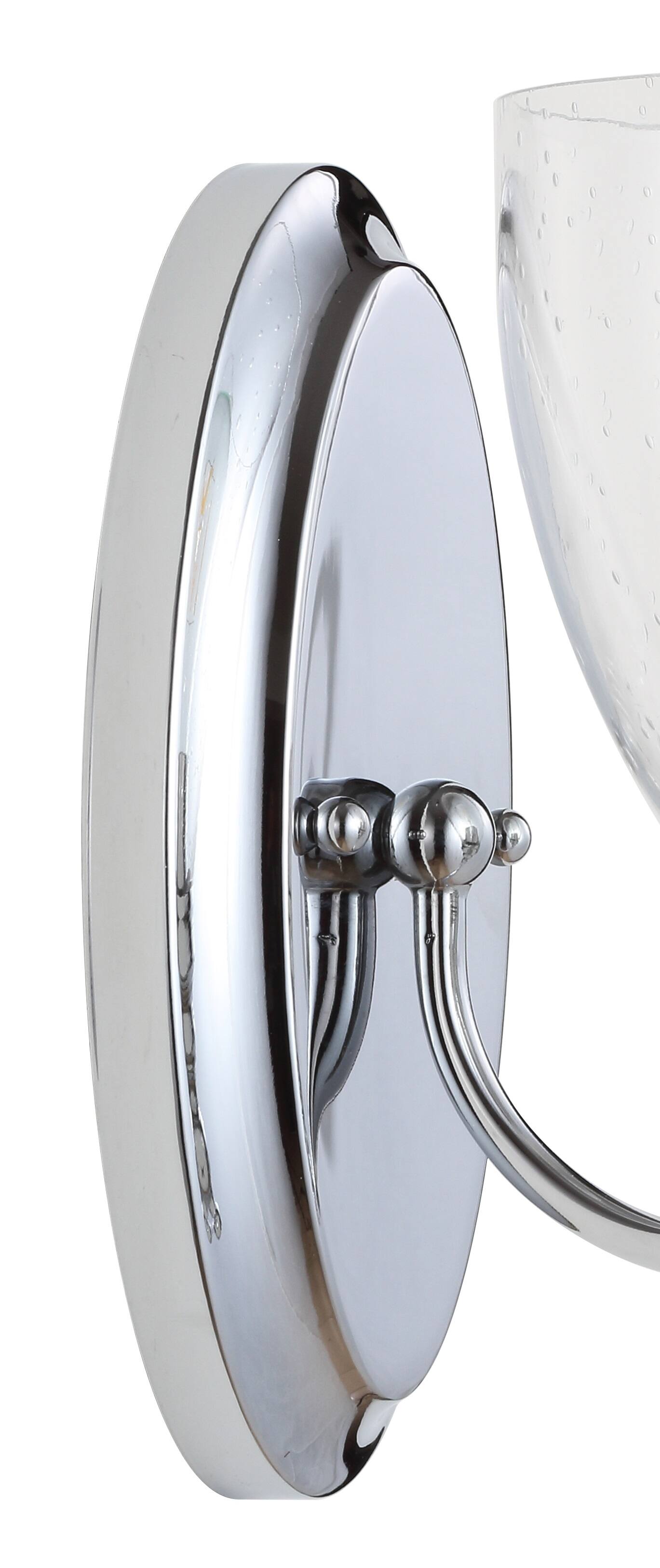 Alt View 5. Jonathan Y - Marais 5.5" Metal/Glass LED Vanity, Chrome - Chrome.