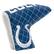 Alt View 3. Team Golf - Indianapolis Colts Quilted Blade Putter Cover - Multicolor.