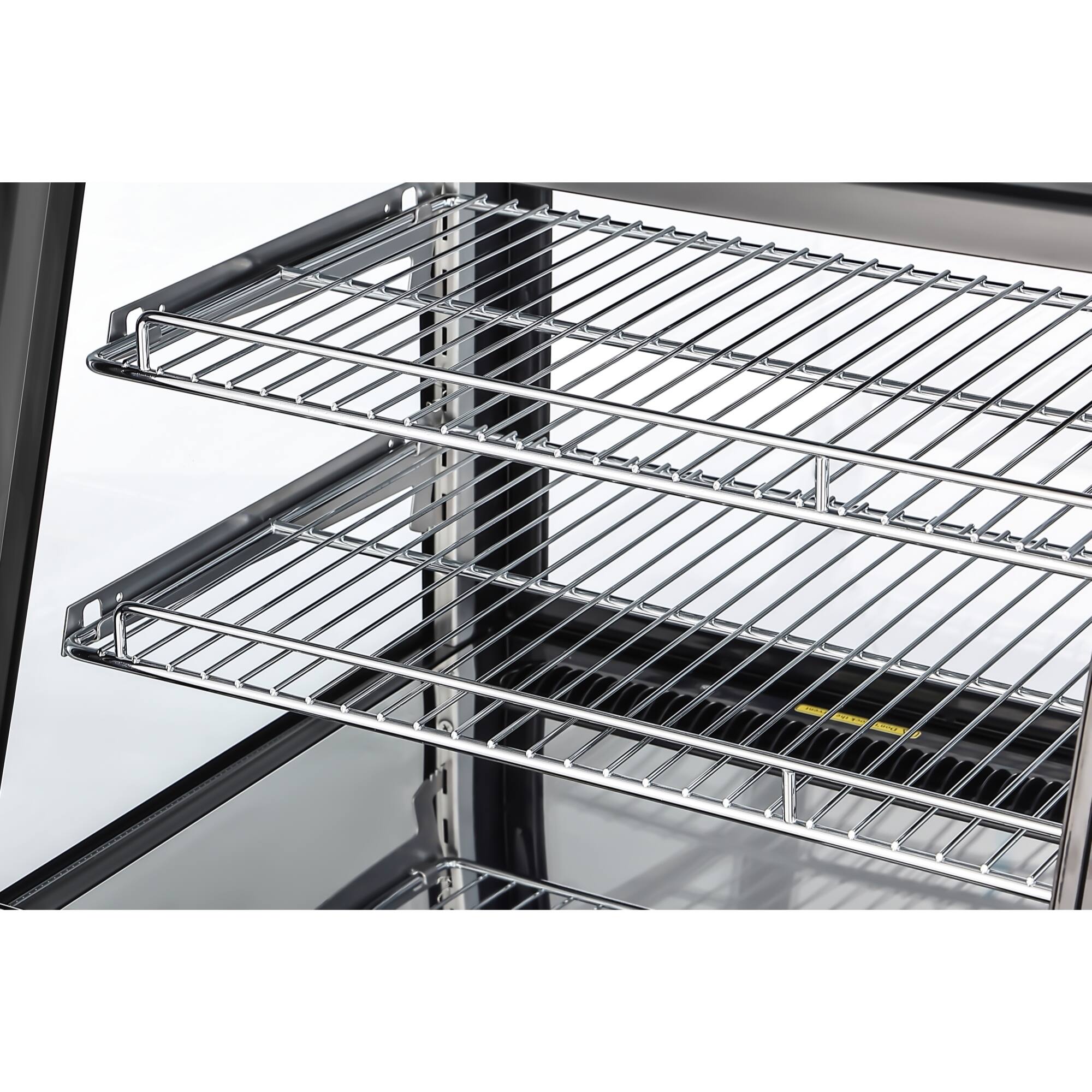 Alt View 6. Koolmore - 48 in. Self-Service Countertop Display Refrigerator in Black (CDC-250-BK) - Black.