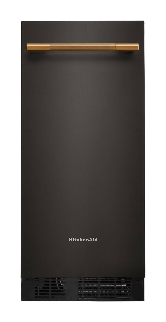 Alt View 15. KitchenAid - 15 inch 25-Lb. Ice Maker - Black Ore.