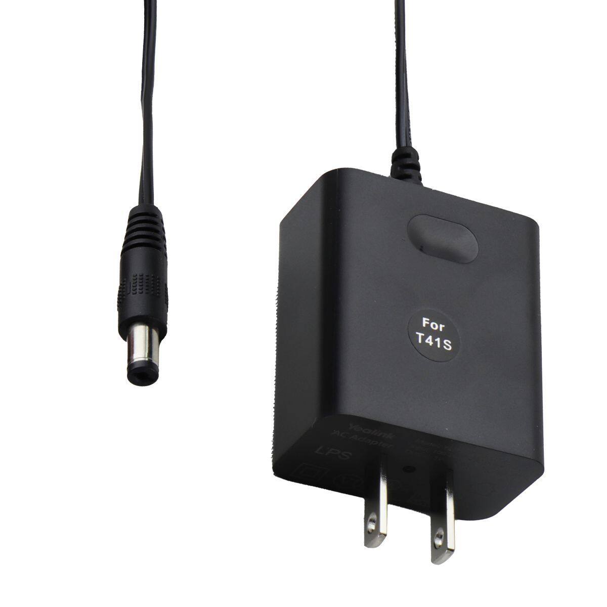 Yealink - YLPS051200C1-US 5V 1.2A AC Adapter Wall Charger - Black - Black