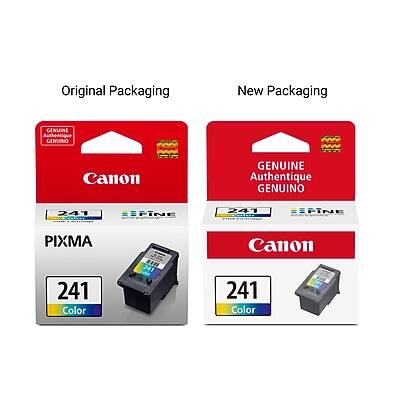 Original Packaging
New Packaging
GENUINE Authentique GENUINO
Canon
GENUINE Authentique GENUINO
241
FINE
241
FINE
PIXMA 241 Color
Canon 241 Color