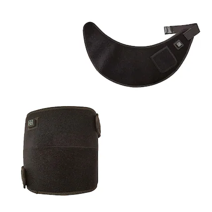 Front. Pursonic - Red Light Therapy Bundle for Joint & Muscle Relief: Neck Pack Wrap & Knee Pad Set.