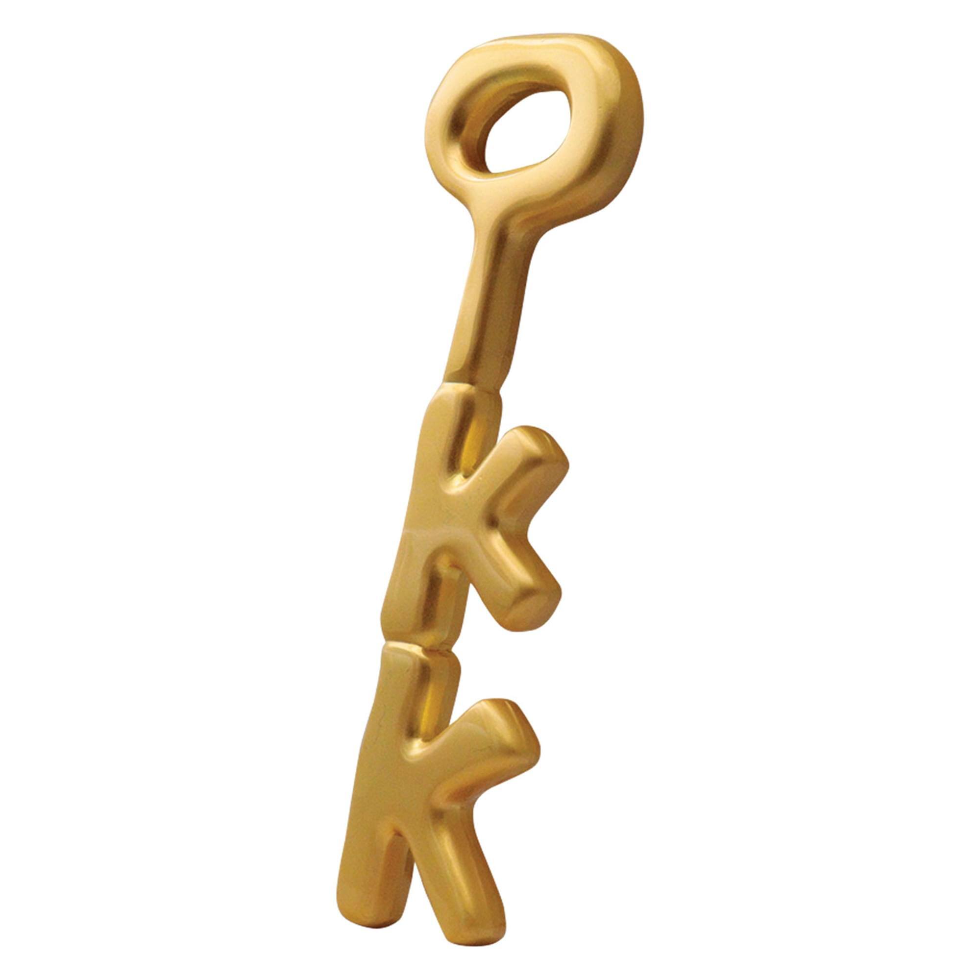 Alt View 2. Nickelodeon - SpongeBob SquarePants 24k Gold Plated Krusty Krab Key Replica - Gold.