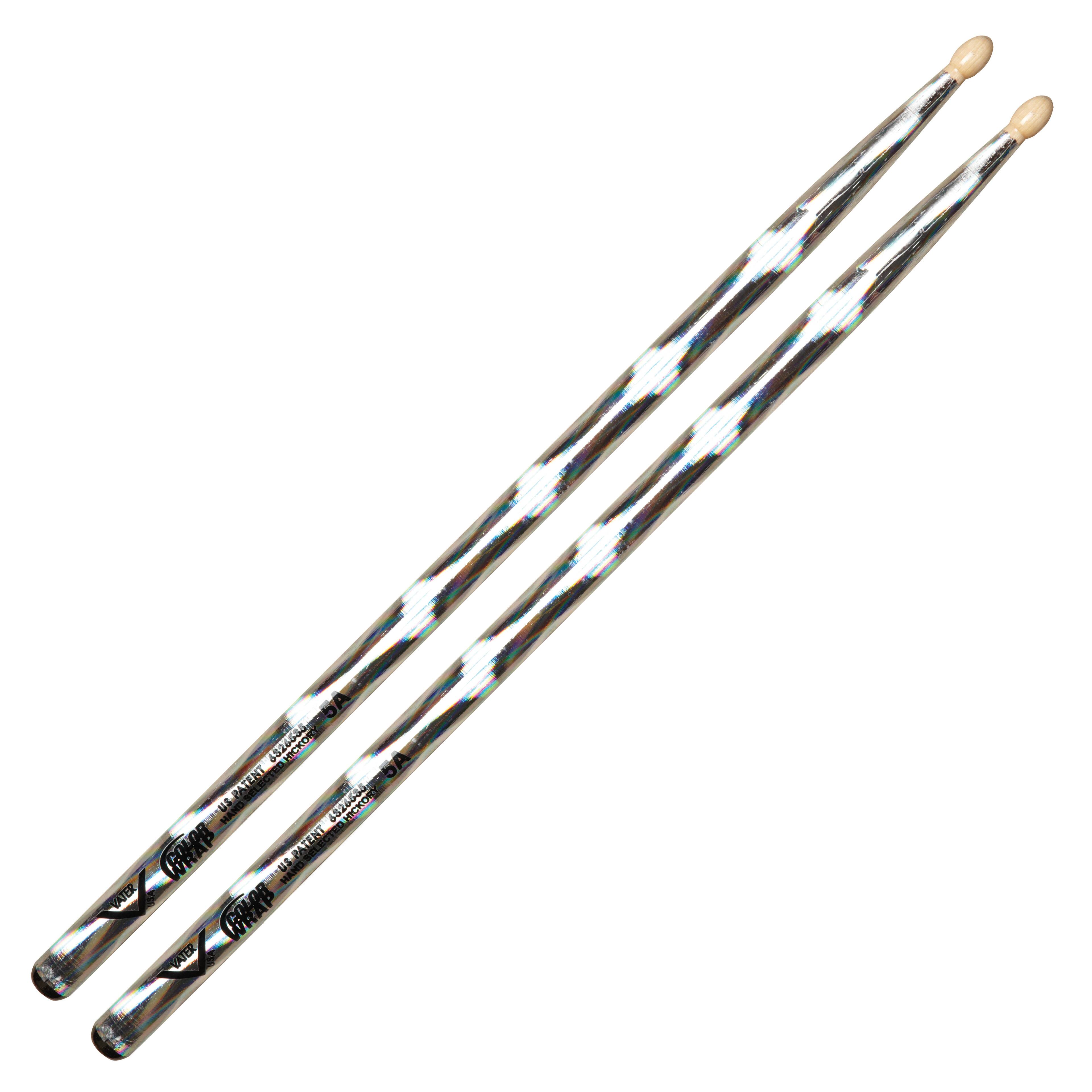 Vater - Color Wrap 5A Silver Optic Drum Sticks price history on PriceWatchPro
